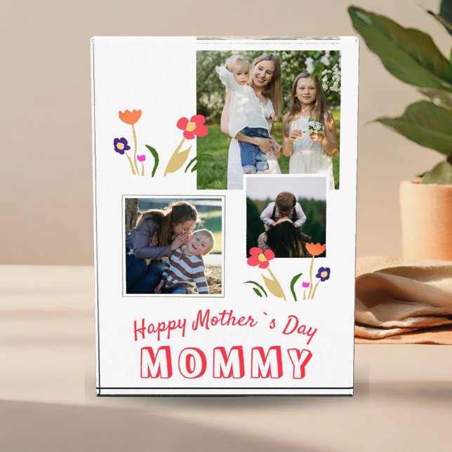 Cute Flowers Happy Mother`s Day 3  Photo Block (Creator Uploaded)