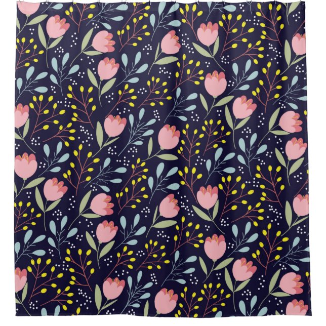 Cute flowers seamless pattern (Front)