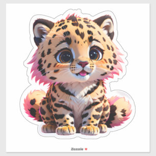 Cute Fluffy Baby Cheetah