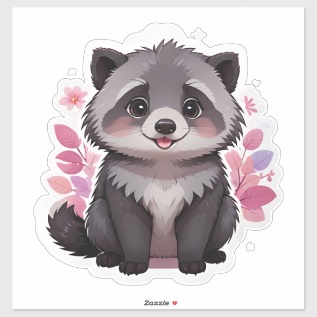 Cute Fluffy Raccoon (Sheet)