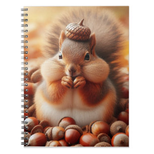 Cute Fluffy Squirrel Notebook