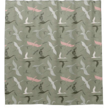 Cute flying birds pattern