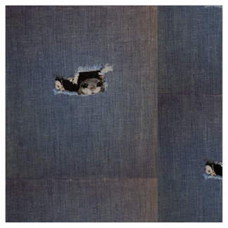 Cute Flying Squirrel Drawing Fabric