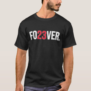 Cute Fo23ver Trendy Number Baseball Team Sport For T-Shirt