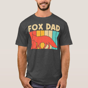 Cute Fo Design For Dad Men Vulpine Fo Wild Animal T-Shirt