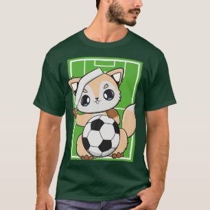 Cute Fo With Soccer Plays Football Team Sports Pre T-Shirt