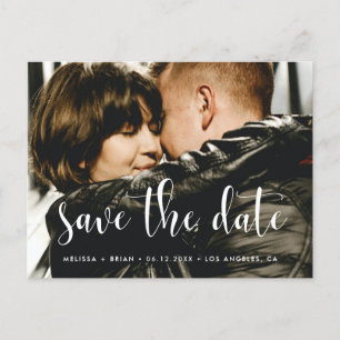 Cute font Save the date Announcement Postcard