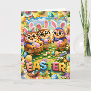 Cute food that Easter bunny card fun trio spring g