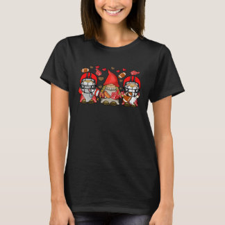 Cute Football Gnomes American Football T-Shirt