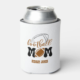 Cute Football Mom Can Cooler