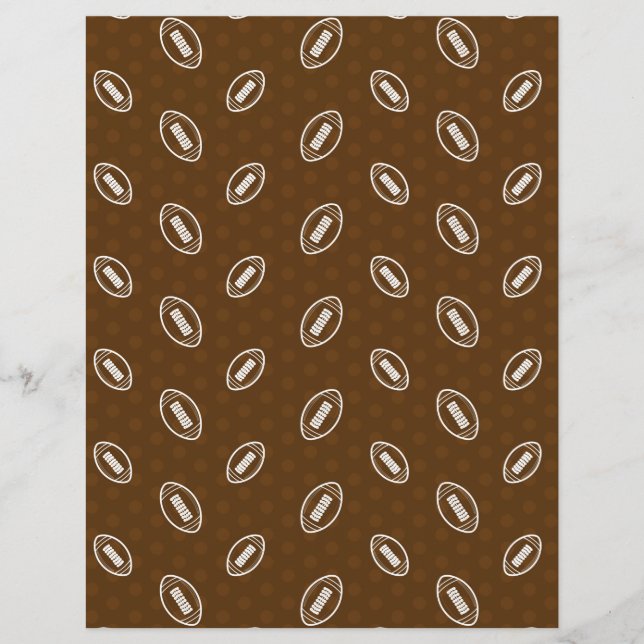 Cute Football Paper Sheet (Front)