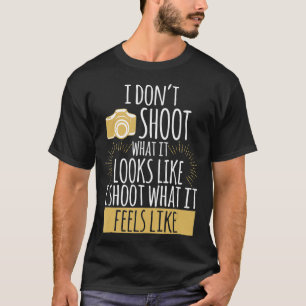 Cute for a Photographer Photography Camera  T-Shirt