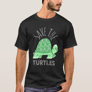 Cute for Girls  Save the Turtles T-Shirt