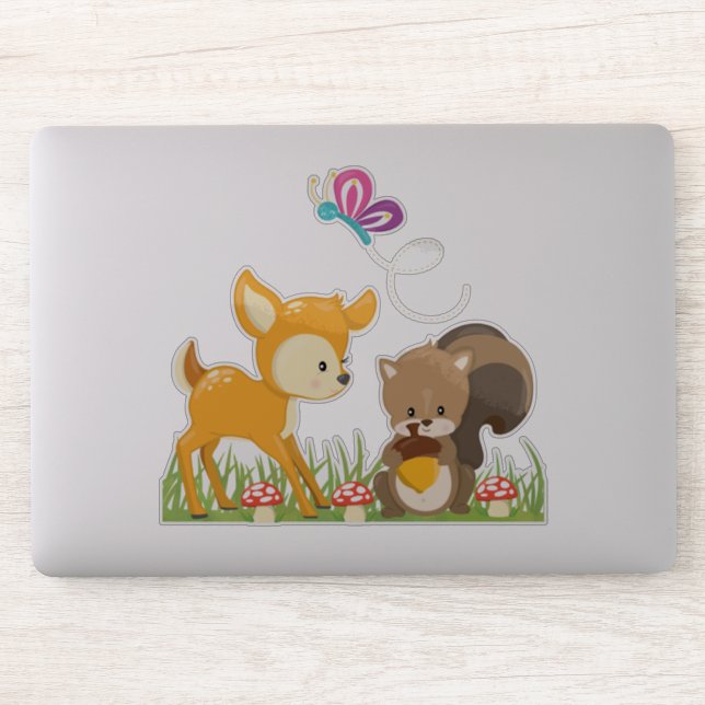 Cute Forest Animals Whimsical Cartoon (Computer)