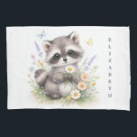 Cute Forest Baby Raccoon Baby Shower Gift Pillowcase<br><div class="desc">Celebrate your little one on the way with this adorable watercolor baby raccoon surrounded by delicate wildflowers. This sweet woodland design features a fluffy baby raccoon holding a daisy while soft florals, greenery, and butterflies create a charming forest feel. Perfect for woodland baby showers, nature-themed celebrations, and rustic baby shower...</div>