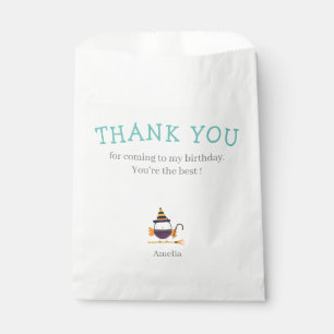 Cute Forest Owl Kids Birthday Party Favour Bag