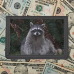 Cute Forest Raccoon Wildlife Photo Trifold Wallet<br><div class="desc">Secure money and credit cards with this wallet that features the photo image of a cute forest Raccoon posing for the camera. Select your wallet colour.</div>