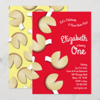 Cute Fortune Cookies Kids 1st Birthday Party