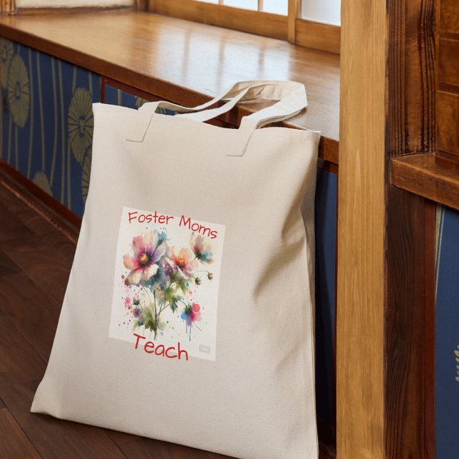  Cute Foster Moms  Teach  Tote Bag ( hi, I wanted to created something to honor foster parents, personalize)