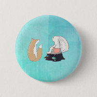 Cute Fox and Rabbit Woodland Creatures Drawing