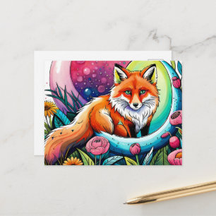 Cute Fox animal lovers  Postcard