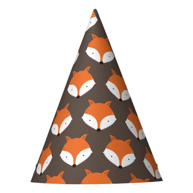 Cute Fox Animal Party Hat (Front)