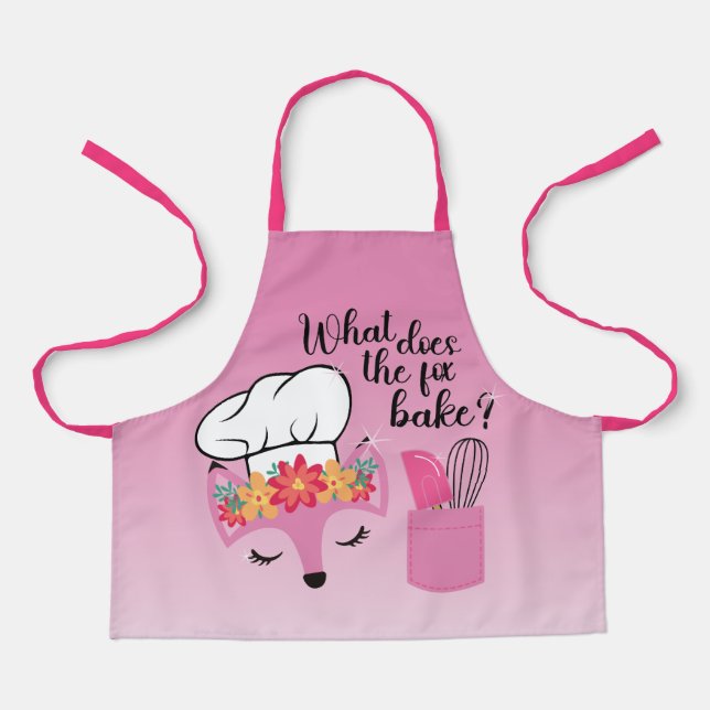 Cute Fox Apron (Front)
