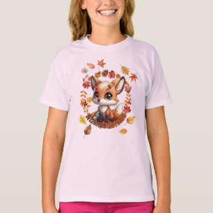 Cute Fox “Ausome Autumn” – Fall Autism Awarness T-Shirt