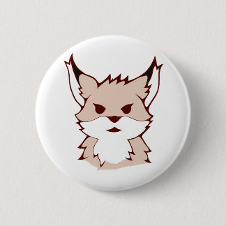 cute fox badge 2 inch round button