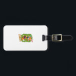 Cute Fox Bunny Ears Happy Easter Fox with Easter E Luggage Tag<br><div class="desc">Cute Fox Bunny Ears Happy Easter Fox with Easter Eggs Kids T-Shirt</div>