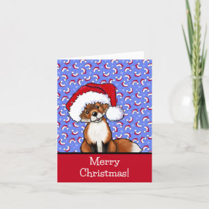 Cute Fox Christmas Card