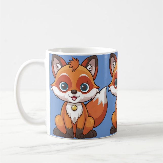 Cute fox coffee mug (Left)