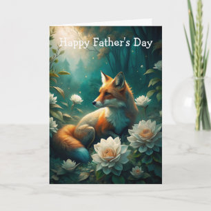 Cute Fox Father's Day Card