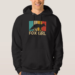 Cute Fox For Girls Kids Fennec Fox   Arctic Forest Hoodie