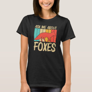 Cute Fox For Men Women Vulpine Fox Wild Animal T-Shirt