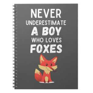 Cute Fox Gifts For Baby Boy For Kids Notebook