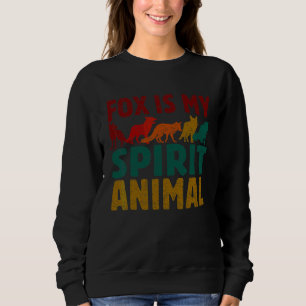 Cute Fox Is My Spirit Animal For Men Women Furry Sweatshirt
