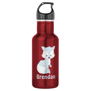 Cute Fox Kids Personalized 532 Ml Water Bottle