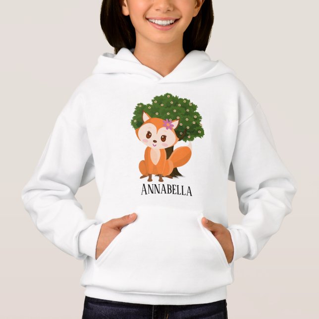 Cute fox lovers add text (Front)