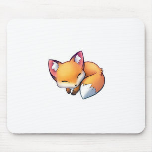 cute fox mousepad