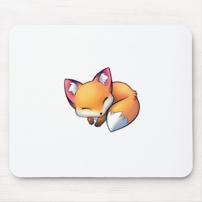 cute fox mousepad (Front)