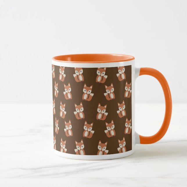 Cute Fox Pattern Mug (Right)
