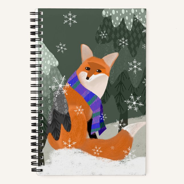 Cute Fox Sketch Journal (Front)