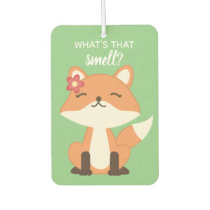 Cute Fox Sniffing the Air Air Freshener