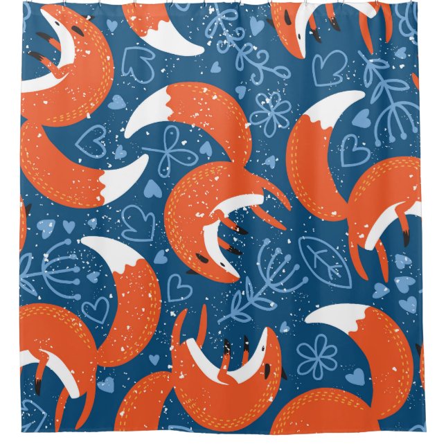 Cute Foxes: Vintage Animal Pattern (Front)