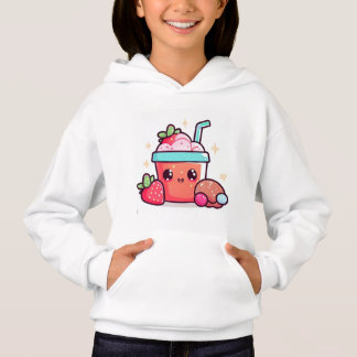 Cute fraise Boba Kawaii
