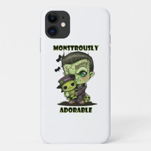 Cute Frankenstein Monster with plushie iPhone 11 Case