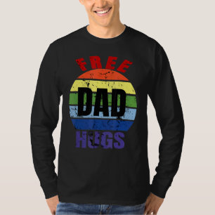 Cute Free Dad Hugs Casual Style For Men Pride T-Shirt