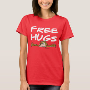 Cute Free Hugs Monkey Tank Top T Shirt
