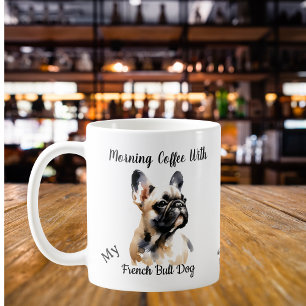  Cute French Bull Sandy Browns Personalize Coffee Mug